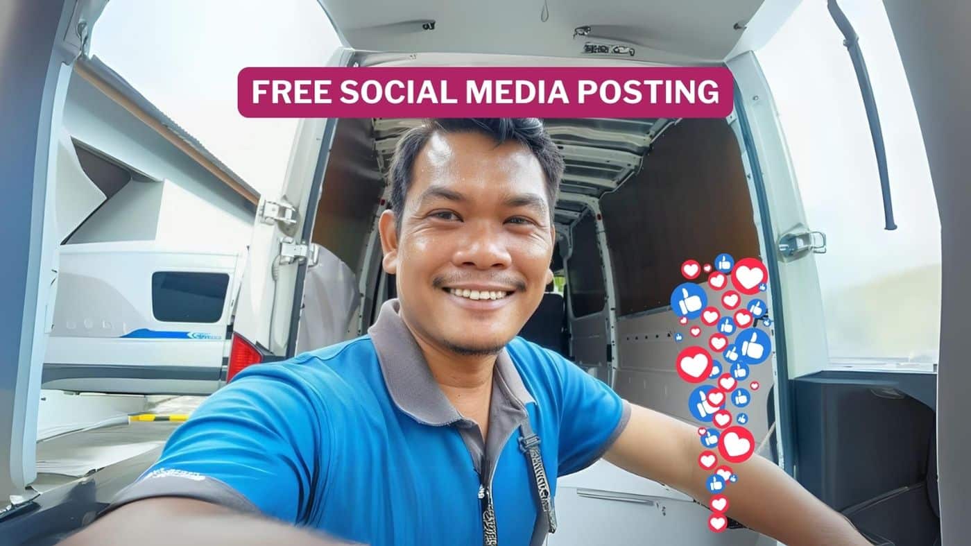 Enjoy free social media posting when you buy credit pack